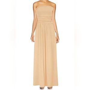 GRACE KARIN Women Strapless Casual Loose Ruched Long Maxi Dress with pockets